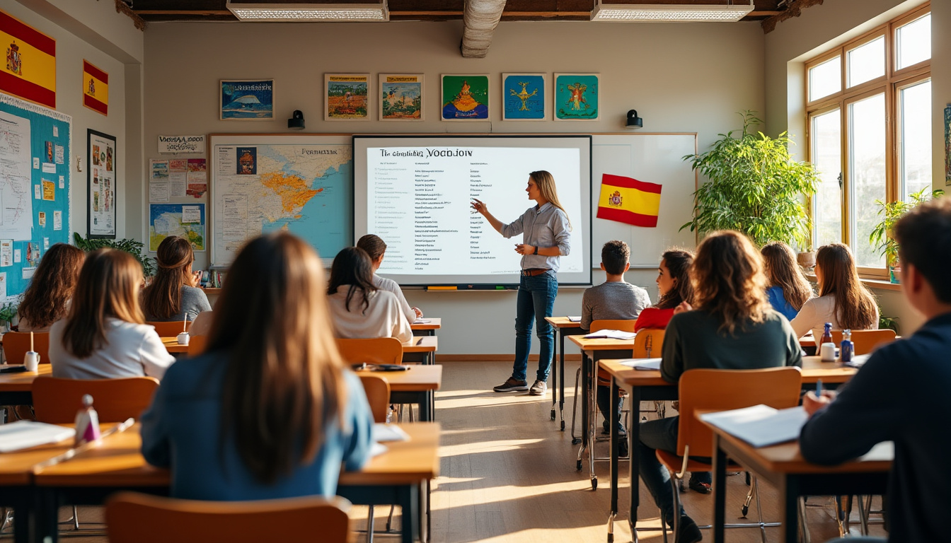 découvrez comment construire facilement des phrases en espagnol en utilisant une liste de mots commençant par la lettre v. idéal pour enrichir votre vocabulaire et améliorer votre expression écrite ou orale en espagnol !