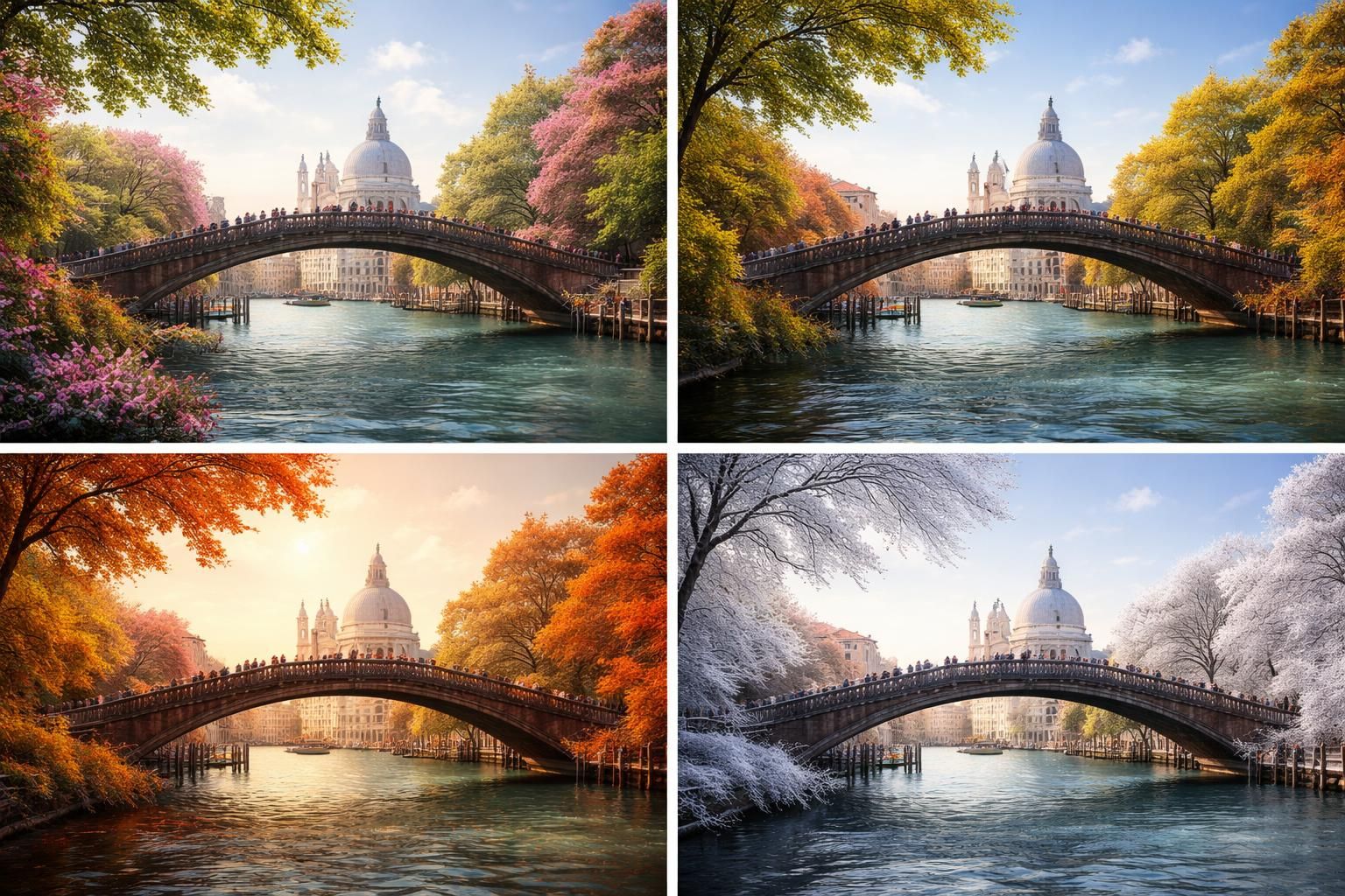 découvrez la beauté changeante du pont de l'académie à travers les saisons, un spectacle naturel qui se renouvelle et émerveille à chaque période de l'année.