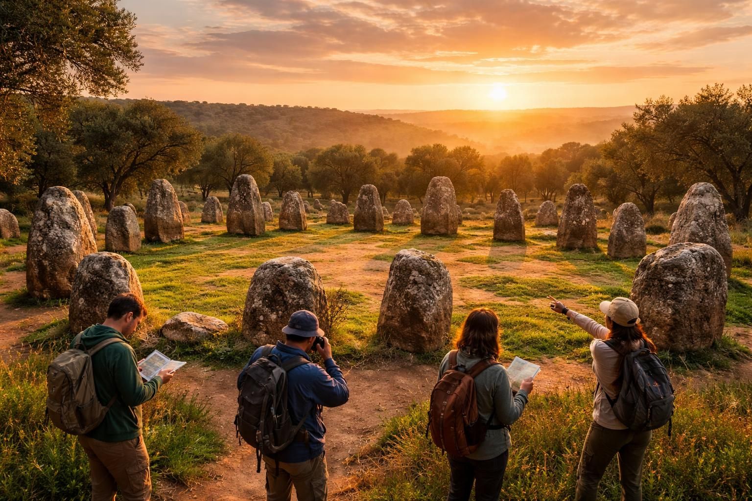 découvrez le cromlech des almendres, un site mégalithique fascinant. ce guide complet est parfait pour les passionnés d'histoire souhaitant explorer ce trésor archéologique unique au portugal.