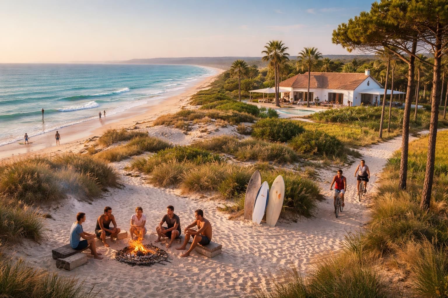 découvrez les activités incontournables autour de la villa comporta alma da comporta : plages idylliques, balades nature, dégustations locales et moments de détente au cœur d'un cadre d'exception.