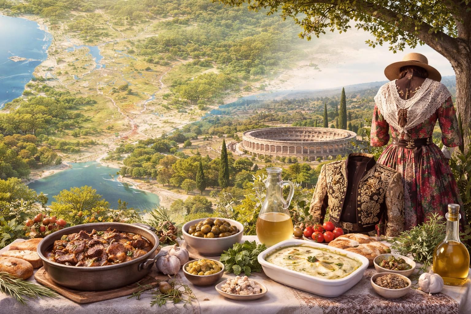 découvrez nîmes sur la carte de france, une ville riche en gastronomie savoureuse et en traditions authentiques à ne pas manquer.