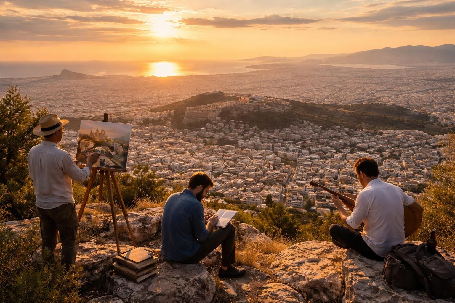 découvrez comment le panorama unique depuis le mont lycabette à athènes stimule la créativité des artistes et écrivains, offrant une source d'inspiration culturelle et artistique inégalée.