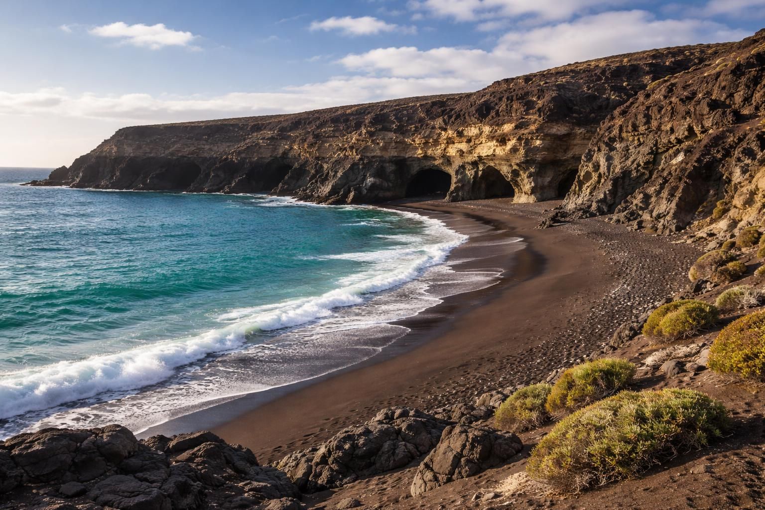explorez ajuy à fuerteventura, un trésor méconnu des îles canaries, avec ses plages sauvages, ses grottes marines et son ambiance authentique.