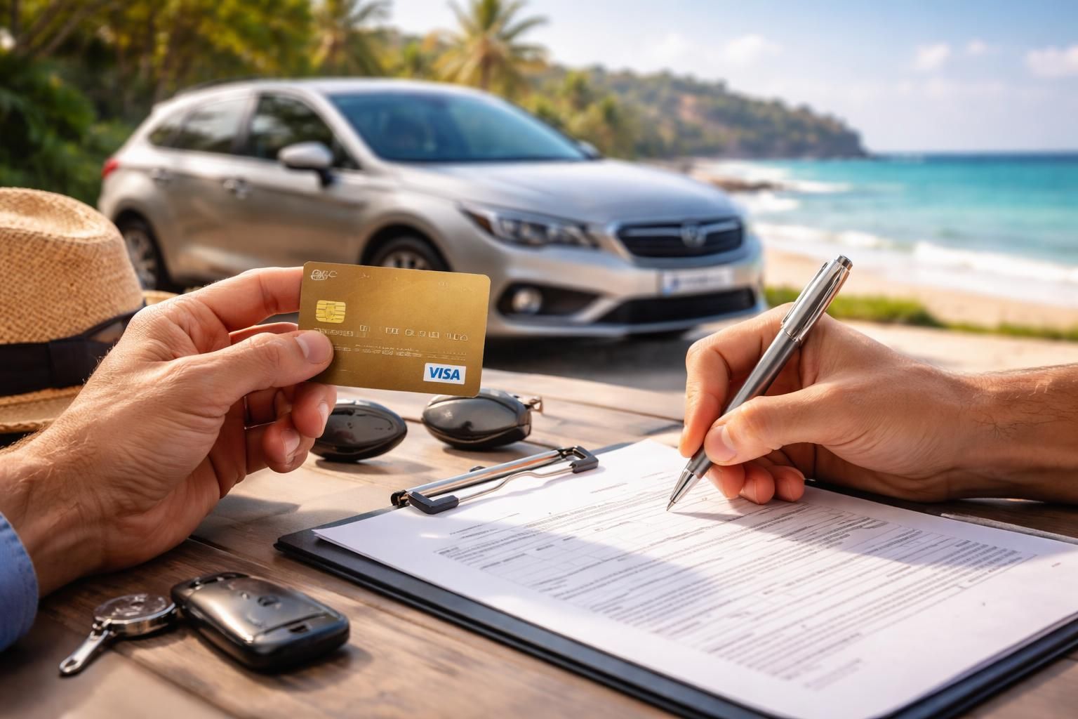 découvrez pourquoi l'assurance location de voiture à l'étranger avec visa premier est essentielle pour des vacances sereines et protégées.