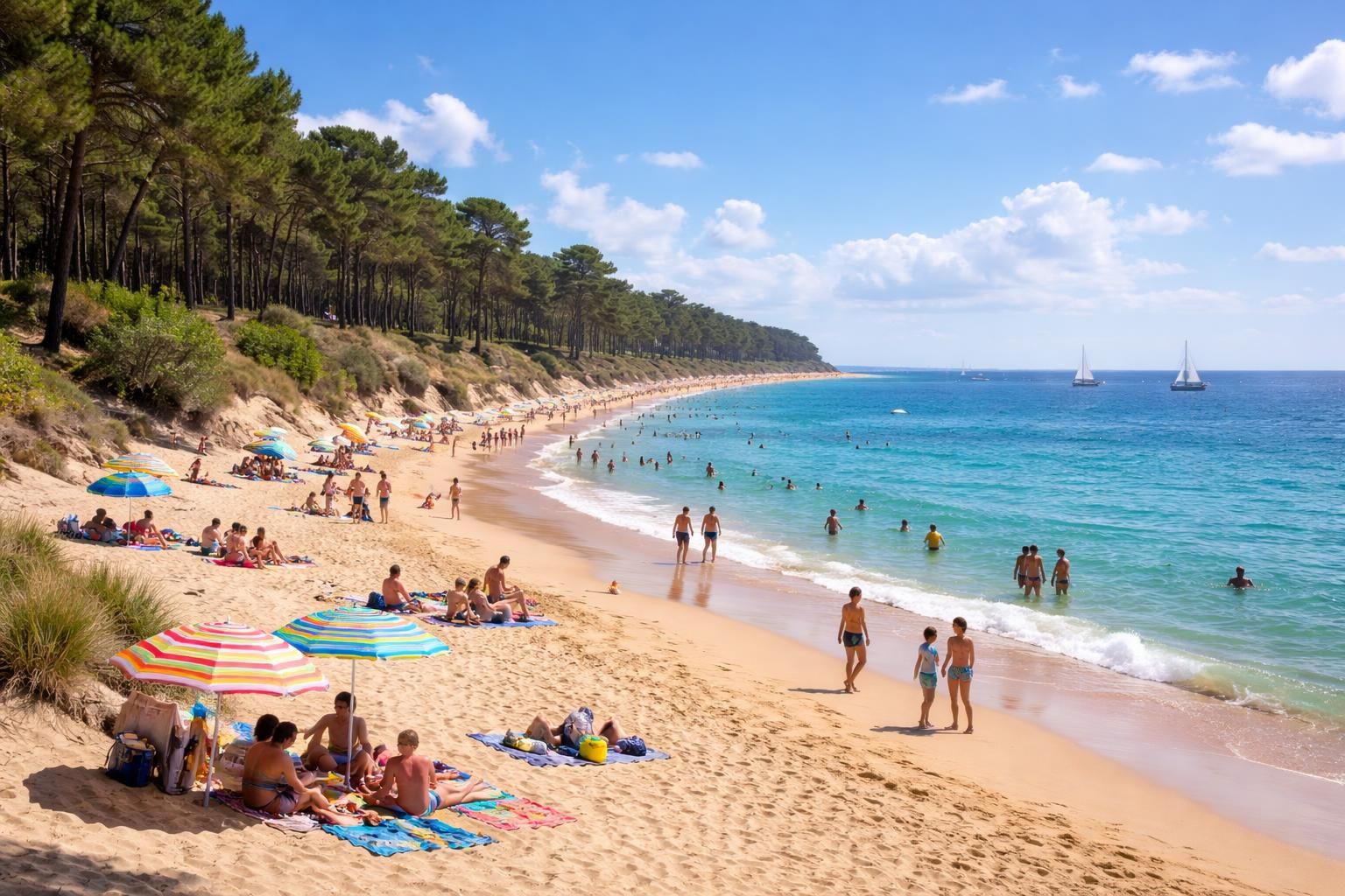 découvrez pourquoi la plage des américains au cap ferret est le lieu parfait pour vos vacances : paysages préservés, eaux calmes, et ambiance conviviale pour toute la famille.