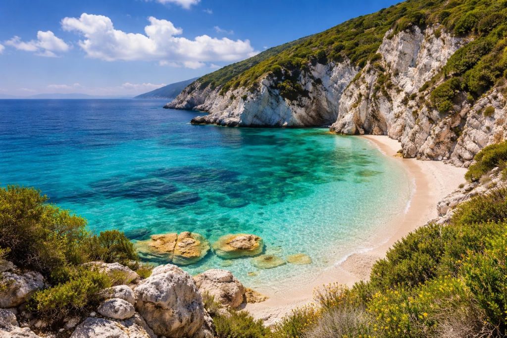 découvrez les merveilles de la plage de soufre xigia en grèce, un site naturel unique aux eaux cristallines et aux propriétés bienfaisantes, idéal pour une escapade mémorable.