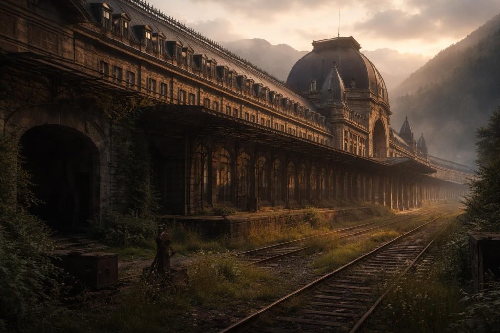 découvrez les mystères et l'histoire fascinante de la gare de canfranc en espagne, un joyau architectural chargé de secrets bien gardés.